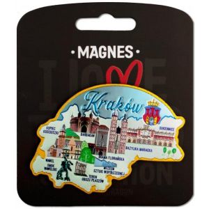 Magnes Pan Dragon Kraków Mapa